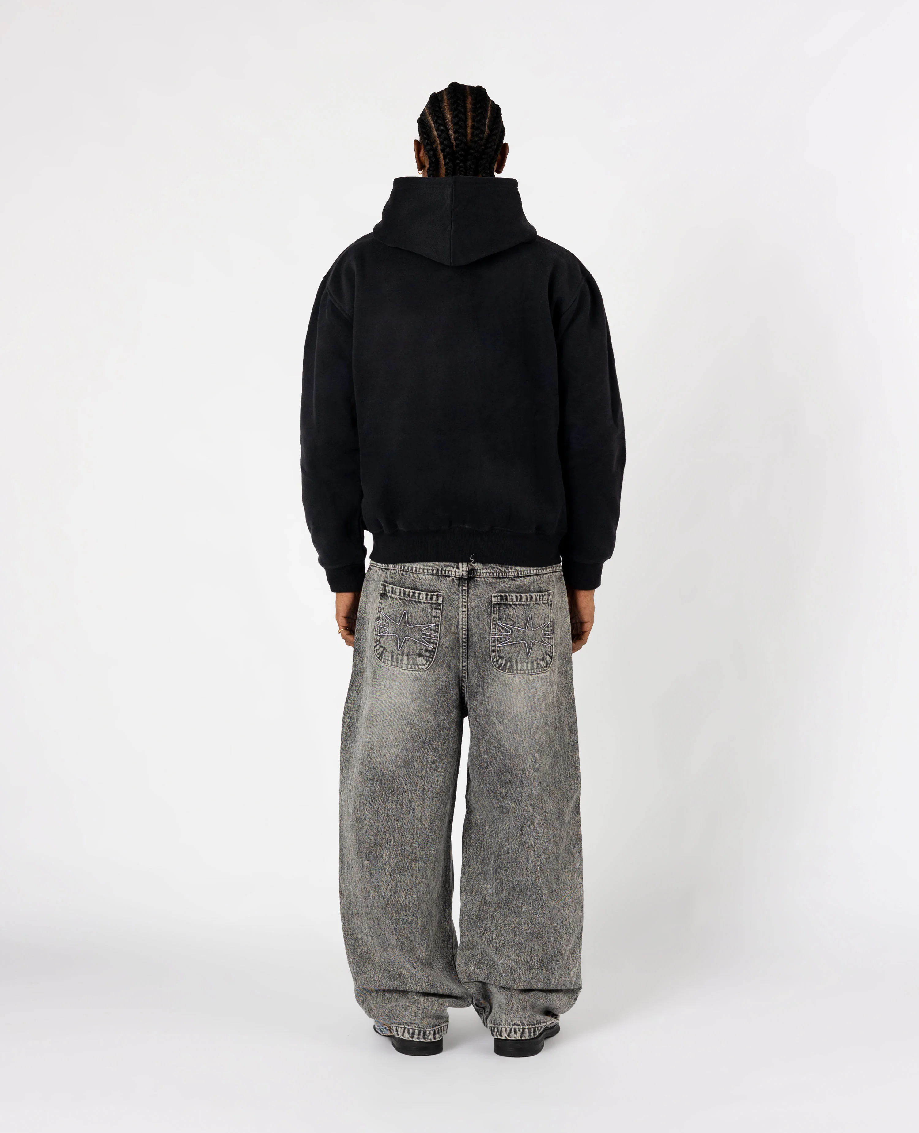 BLACK CAMO CURB HOODIE - Image 3